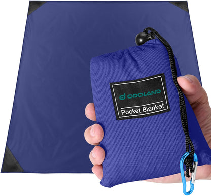 Sandproof Beach Blanket, Waterproof Portable Mat with Carry Pouch