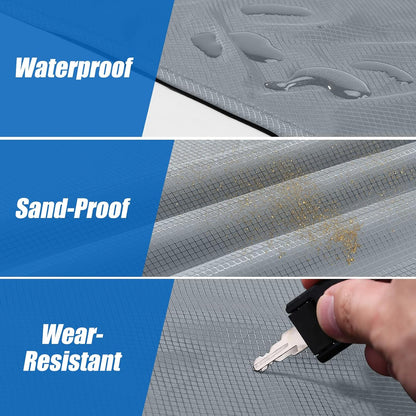 Sandproof Beach Blanket, Waterproof Portable Mat with Carry Pouch
