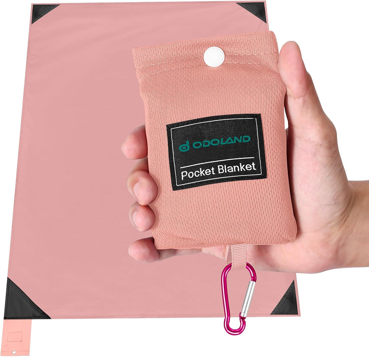 Sandproof Beach Blanket, Waterproof Portable Mat with Carry Pouch