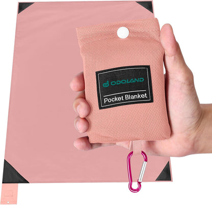 Sandproof Beach Blanket, Waterproof Portable Mat with Carry Pouch