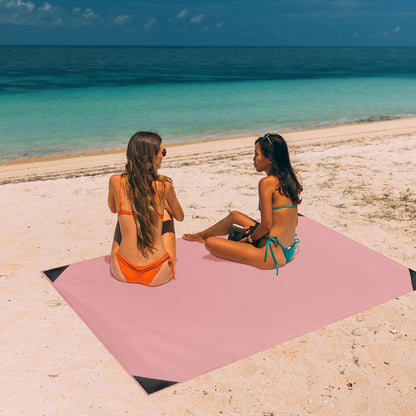 Sandproof Beach Blanket, Waterproof Portable Mat with Carry Pouch