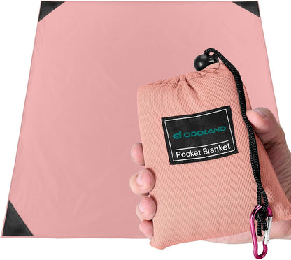Sandproof Beach Blanket, Waterproof Portable Mat with Carry Pouch