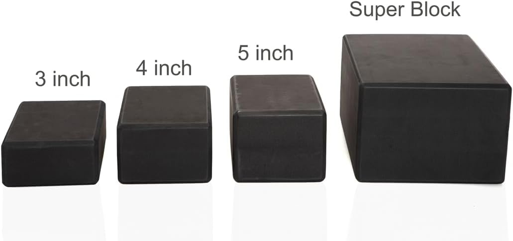 Premium Foam Block, 3in/4in/5in Thick, Multi Colors, 1 Block