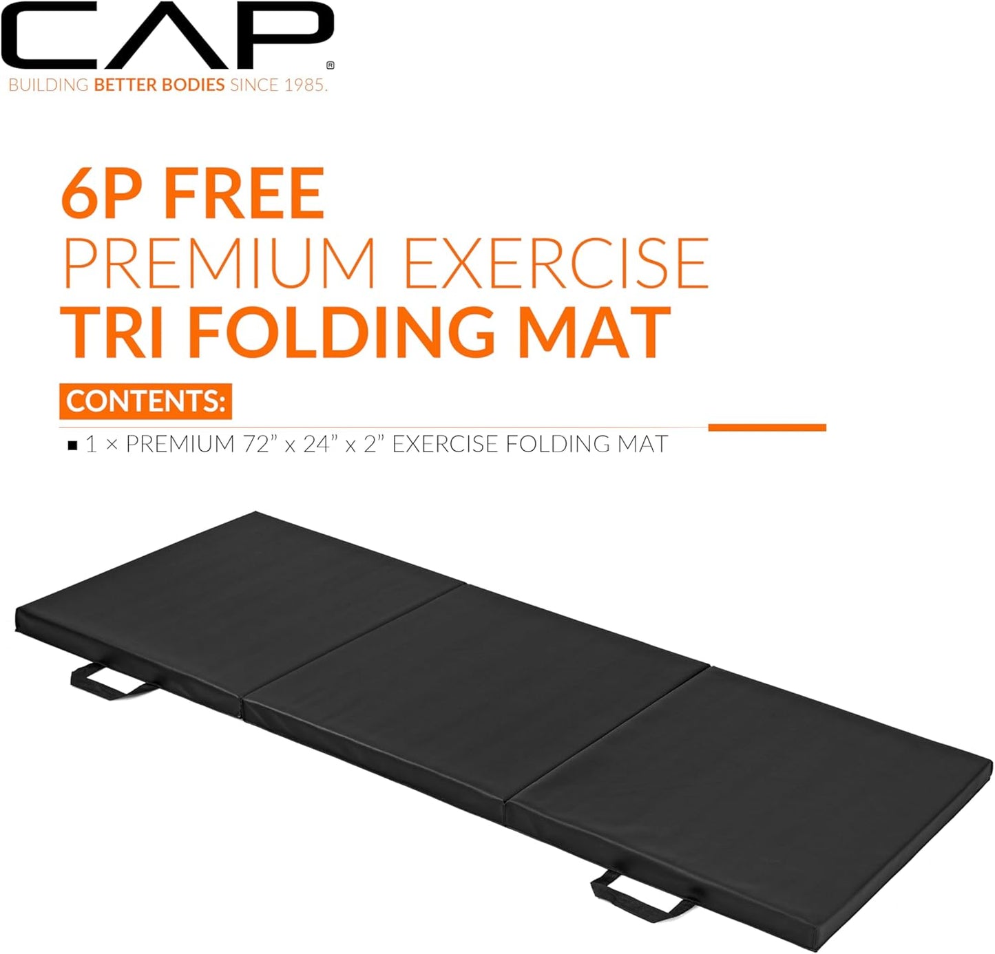 Barbell All Purpose Folding Anti Tear Exercise Training Aerobic Fitness Gym & Gymnastics Balance Mat | Multiple options