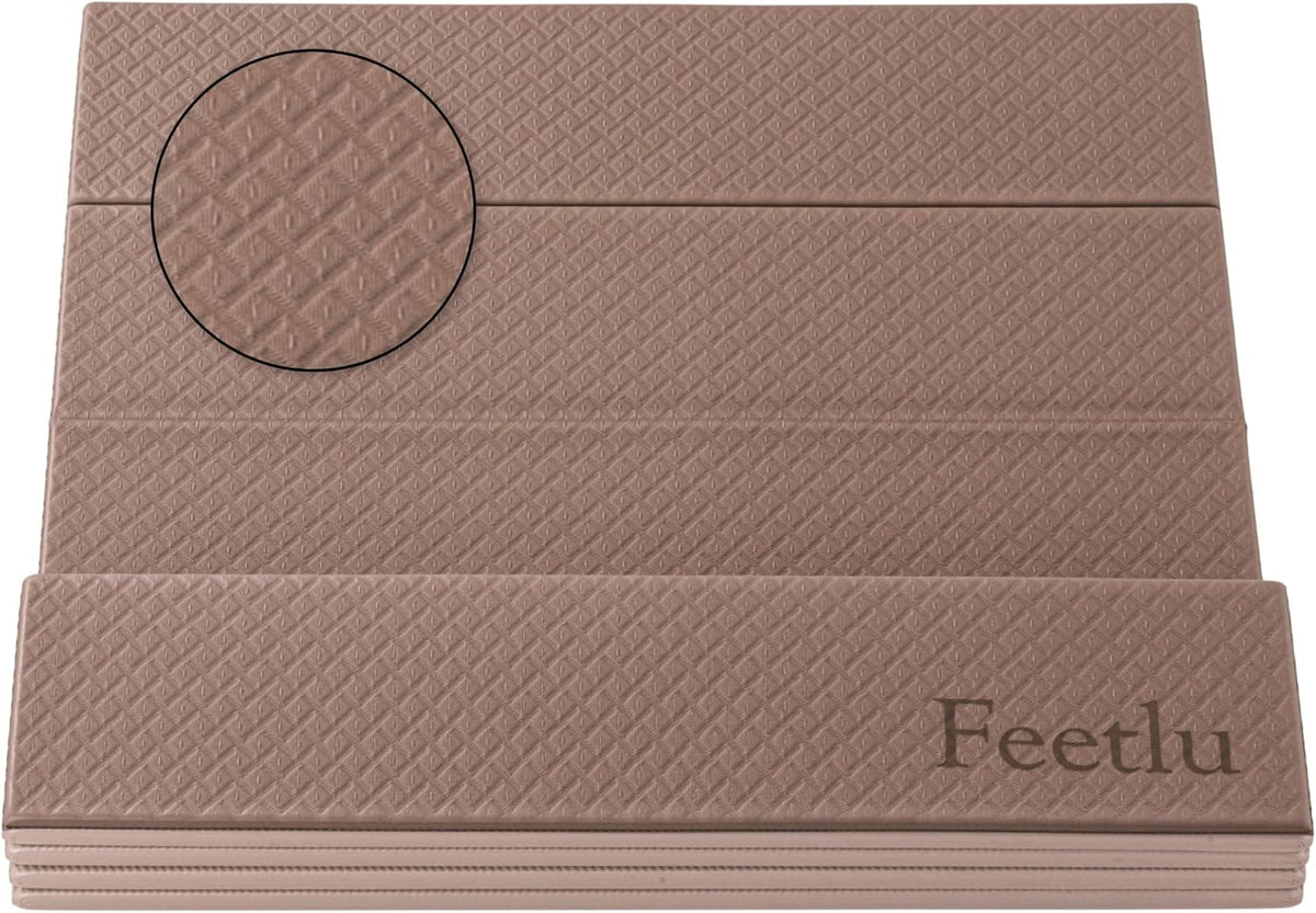 Foldable Yoga Mat, 72" x 24", 6/8/10/12mm