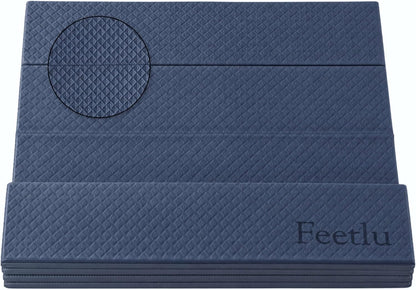 Foldable Yoga Mat, 72" x 24", 6/8/10/12mm