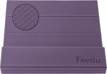 Foldable Yoga Mat, 72" x 24", 6/8/10/12mm
