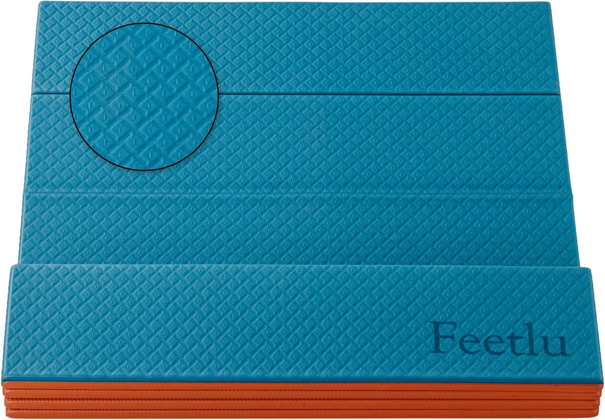 Foldable Yoga Mat, 72" x 24", 6/8/10/12mm