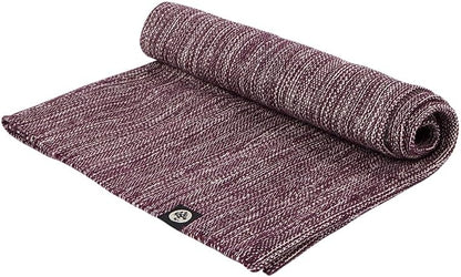 Shala Yoga Rug 71" - Outdoor Yoga & Meditation | Foldable & Machine Washable | Natural Cotton | Handmade | 71 x 26 inches