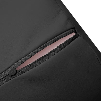 3/4 Round Massage Table Bolster Under-Knee Pillow Pad - 26 x 6 x 4-1/2 Inch - Black