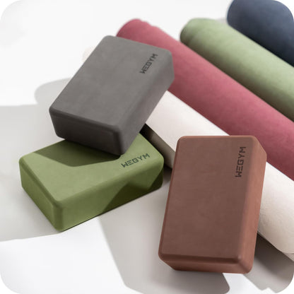 Yoga Blocks for Yoga and Pilates, 3-Height Stackable Support at Home