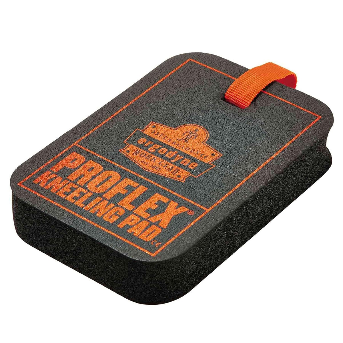 18565 ProFlex 365 Mini Kneeling Pad with Carabiner, 4" x 6" x 1", Black