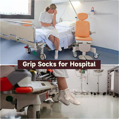 Grip Socks Pilates,4/6Prs Cotton Cute Pilates Socks for Women Yoga