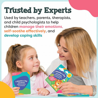 Mindfulness Cards for Kids, SEL Coping Skills, Self-Regulation Flash Cards