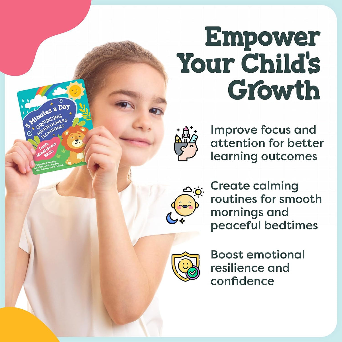 Mindfulness Cards for Kids, SEL Coping Skills, Self-Regulation Flash Cards