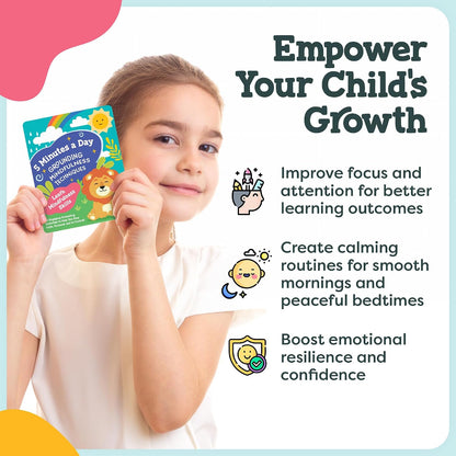 Mindfulness Cards for Kids, SEL Coping Skills, Self-Regulation Flash Cards