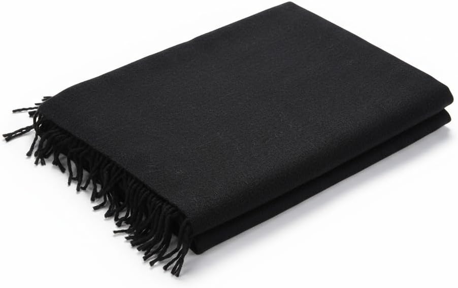 Wonderlist Tibetan Meditation Shawl Wool Handloom Oversize Throw Pure Wool Wrap Clothing Gift for Men Women