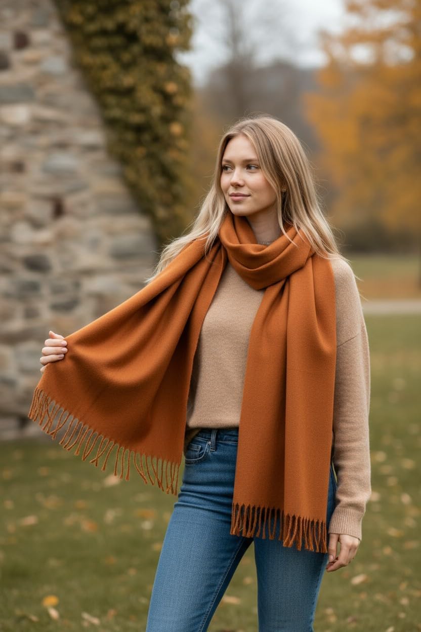Wonderlist Tibetan Meditation Shawl Wool Handloom Oversize Throw Pure Wool Wrap Clothing Gift for Men Women