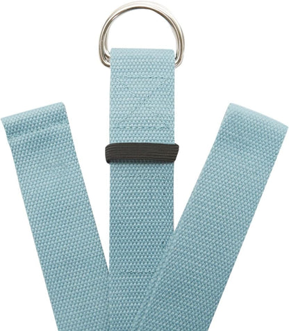 Strap with Metal D-Ring Athletic Stretching, 6ft/8ft/10ft