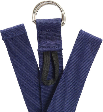 Strap with Metal D-Ring Athletic Stretching, 6ft/8ft/10ft