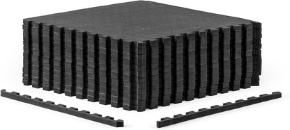 Puzzle Exercise Mats | 3/4” Thick EVA Interlocking Foam Tiles for Home Gym Flooring | Multiple Options