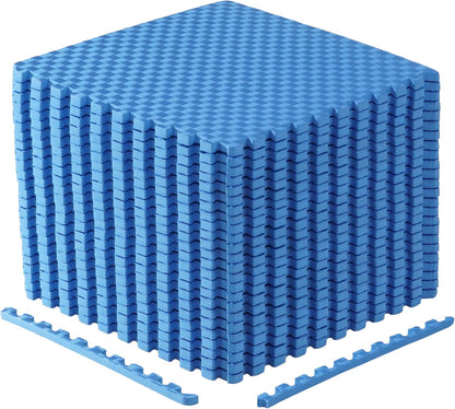 Puzzle Exercise Mats | 3/4” Thick EVA Interlocking Foam Tiles for Home Gym Flooring | Multiple Options