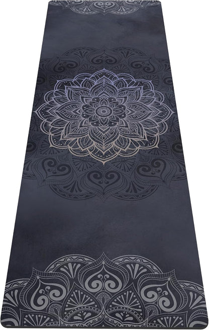 nuveti Yoga Mat Print Extra Thick TPE Non Slip Fitness Exercise Mat with Carrying Bag,72"x24" Extra Thick 6MM Exercise & Workout Mat for Yoga, Pilates Fitness and Floor Exercises - Colors B