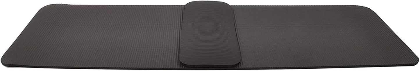 All Purpose 1/2-Inch Extra Thick High Density Anti-Tear Exercise Yoga Mat and Knee Pad with Carrying Strap, Multiple Colors