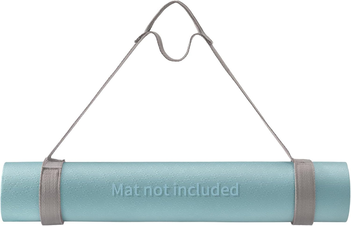 Yoga Mat Strap with Hook and Loop Closure - Mat Not Included