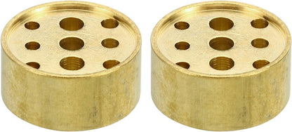 2Pcs Brass Incense Cone Burner Stick Holder 0.8" Dia.0.4" Tall