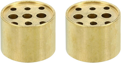 2Pcs Brass Incense Cone Burner Stick Holder 0.8" Dia.0.4" Tall