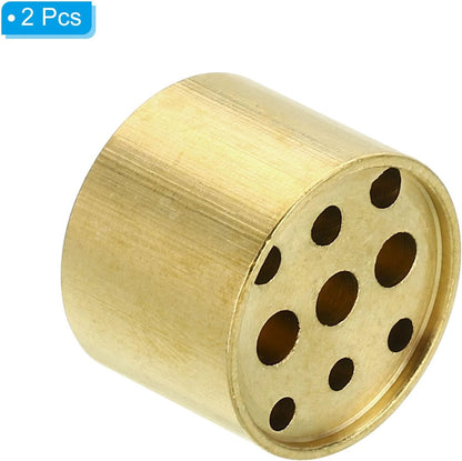 2Pcs Brass Incense Cone Burner Stick Holder 0.8" Dia.0.4" Tall