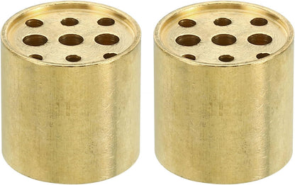 2Pcs Brass Incense Cone Burner Stick Holder 0.8" Dia.0.4" Tall