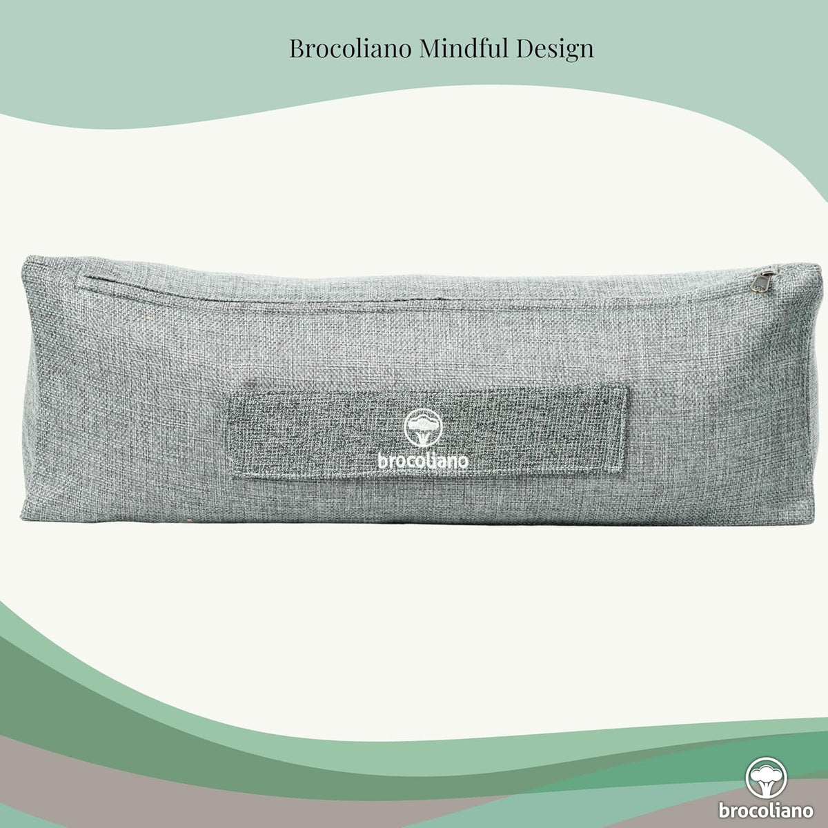 Meditation Cushion – Ergonomic Zafu Pillow for Yoga and Mindfulness – Washable Cover, Natural Buckwheat Fill, Premium Fabric (Cotton Blend/Polyester Variant) (Steel Gray, Medium)