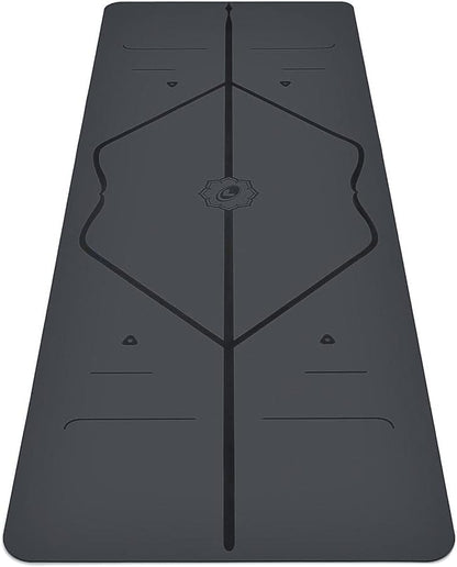 Travel Yoga Mat - Patented Alignment Design, Advanced Non-Slip Grip