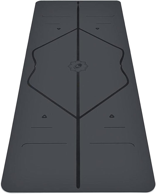 Travel Yoga Mat - Patented Alignment Design, Advanced Non-Slip Grip