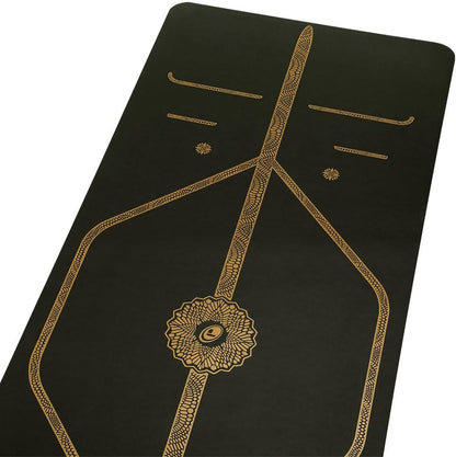 Travel Yoga Mat - Patented Alignment Design, Advanced Non-Slip Grip
