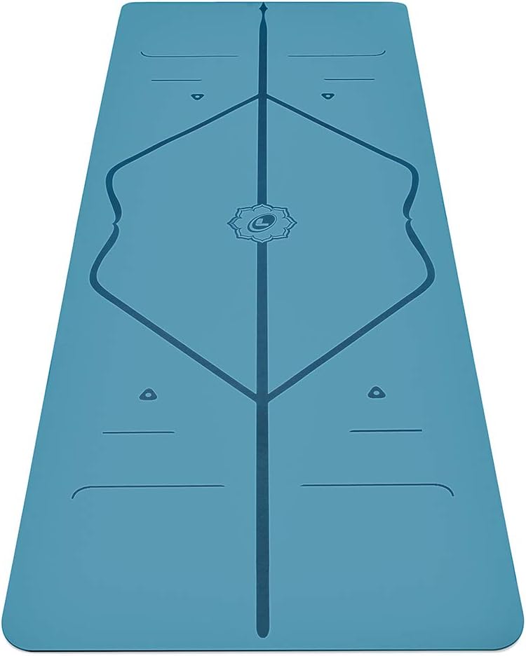 Travel Yoga Mat - Patented Alignment Design, Advanced Non-Slip Grip