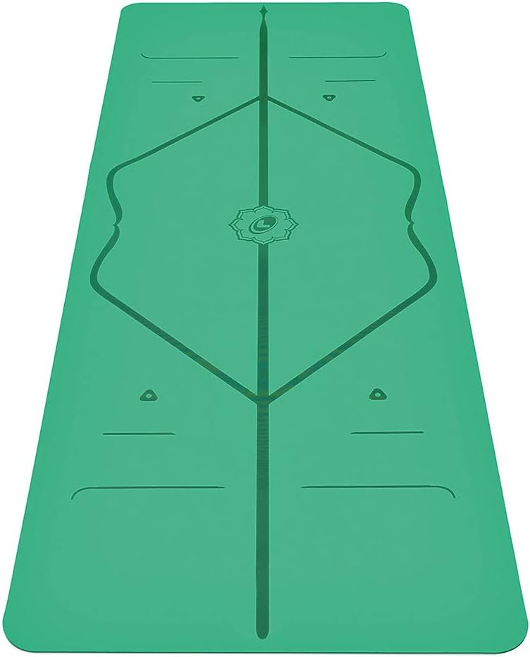 Travel Yoga Mat - Patented Alignment Design, Advanced Non-Slip Grip