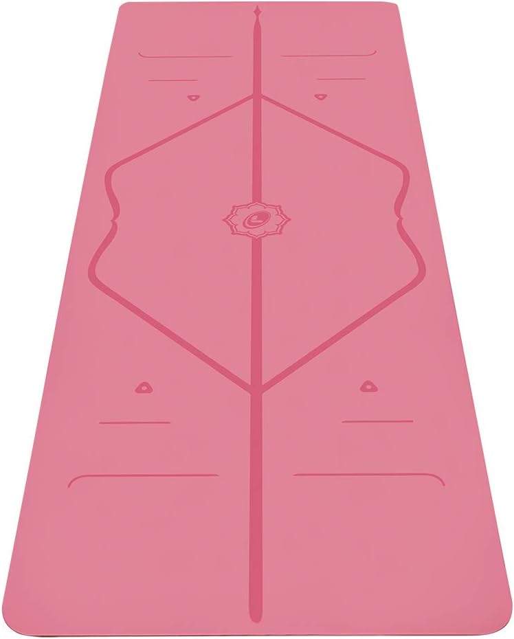 Travel Yoga Mat - Patented Alignment Design, Advanced Non-Slip Grip