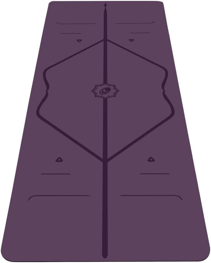 Travel Yoga Mat - Patented Alignment Design, Advanced Non-Slip Grip