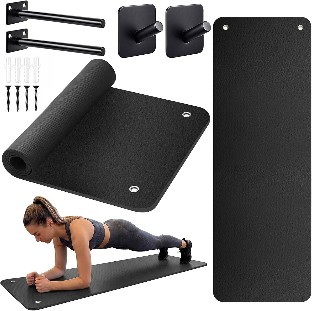 Hanging Exercise Mat with Hooks