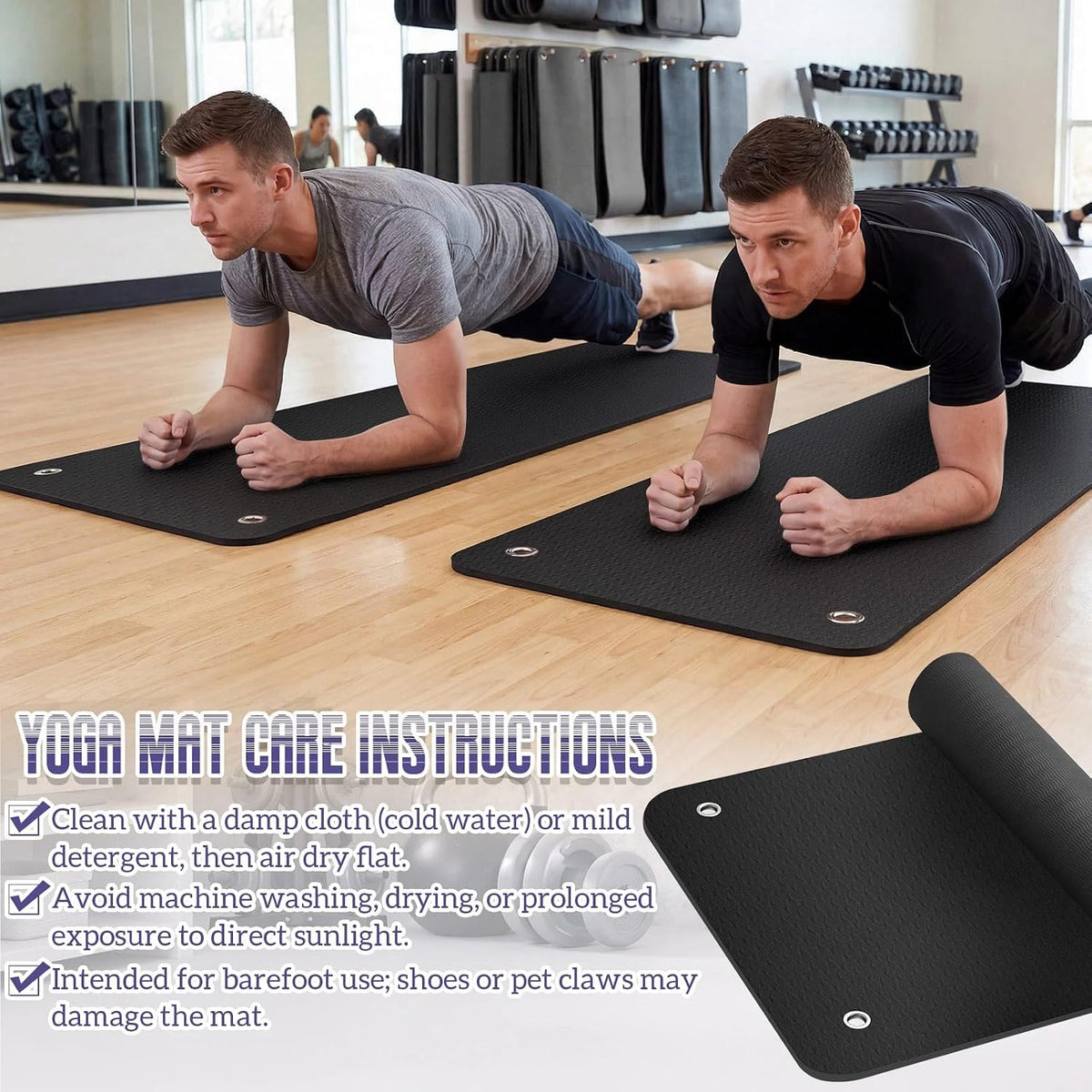 Hanging Exercise Mat with Hooks