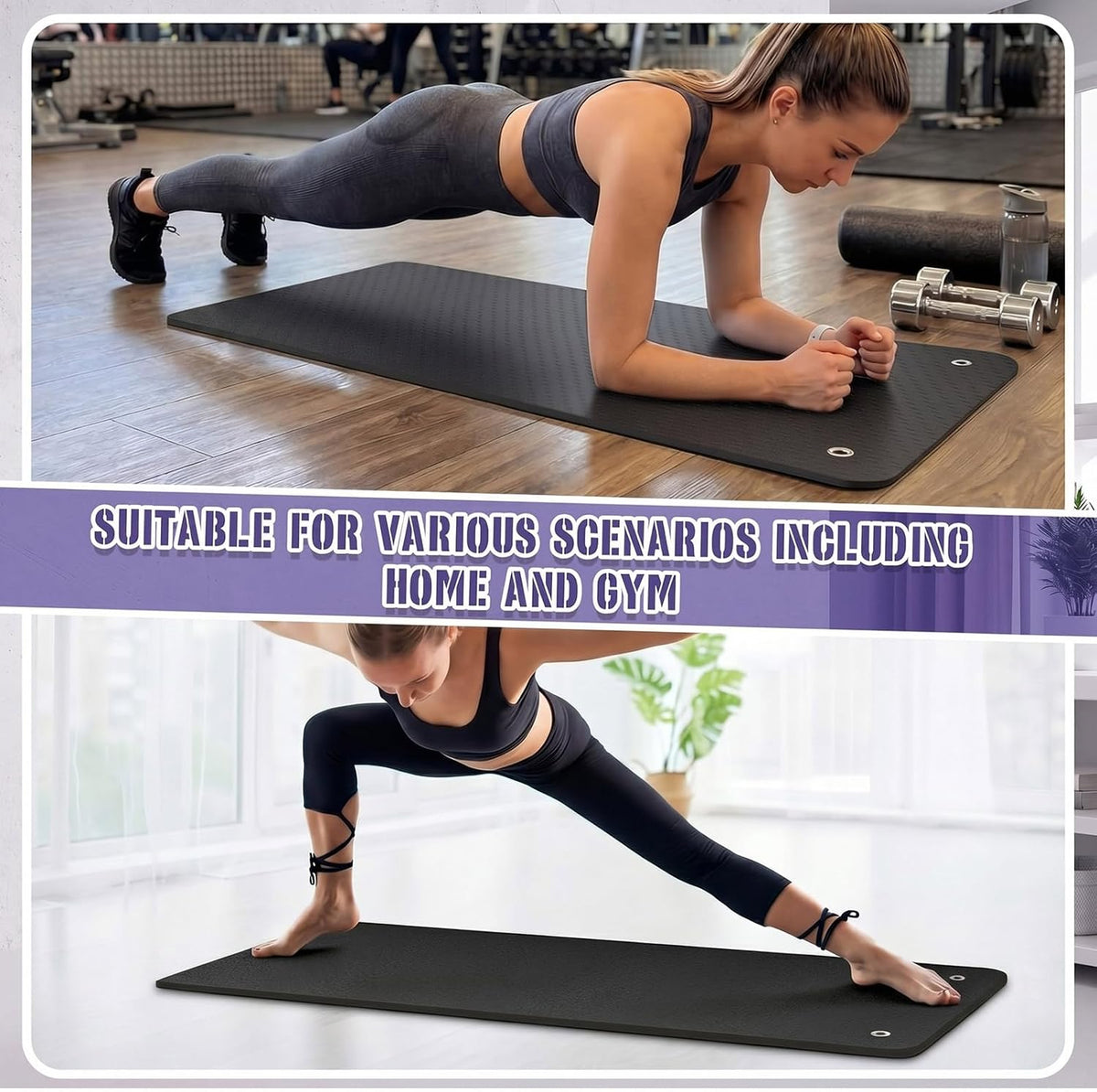 Hanging Exercise Mat with Hooks