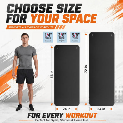 Hanging Exercise Mat with Hooks