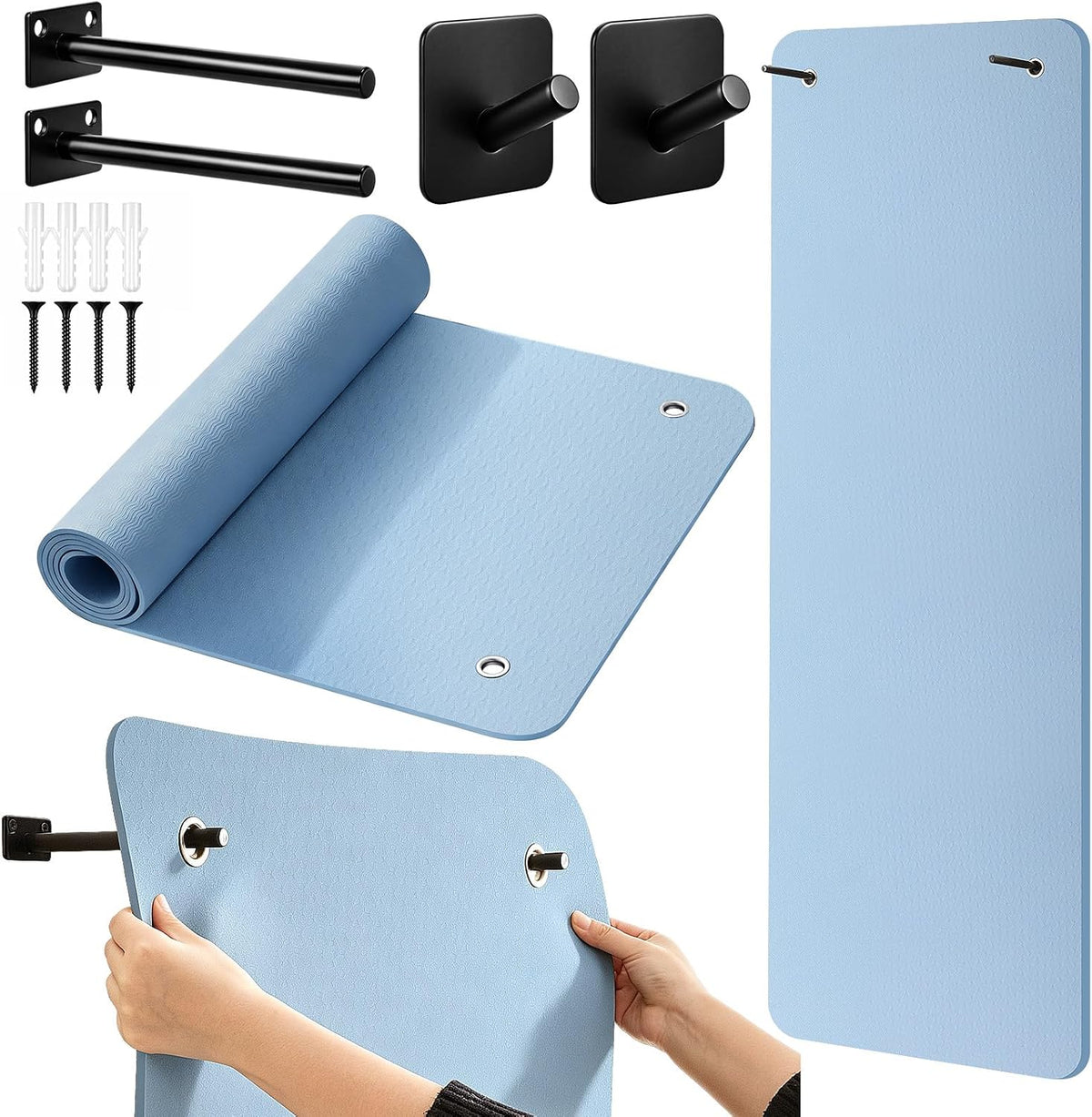 Hanging Exercise Mat with Hooks