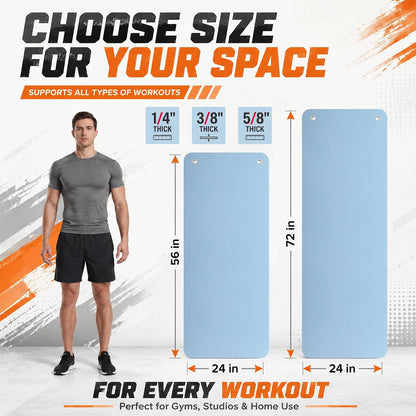 Hanging Exercise Mat with Hooks