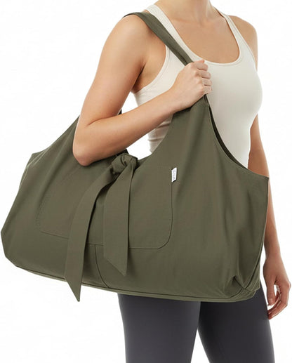 Yoga Mat Bag | The ORIGINAL YogiiiTotePRO | Large Yoga Mat Bag or Yoga Mat Carrier with Side Pocket | Yoga Bag Fits Most Size Mats