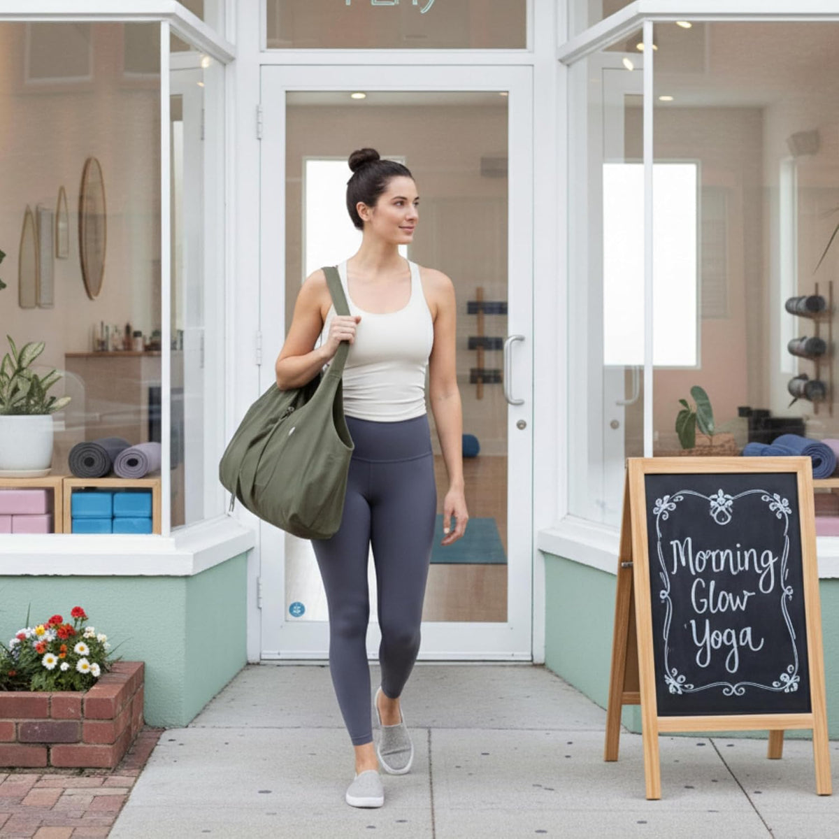 Yoga Mat Bag | The ORIGINAL YogiiiTotePRO | Large Yoga Mat Bag or Yoga Mat Carrier with Side Pocket | Yoga Bag Fits Most Size Mats