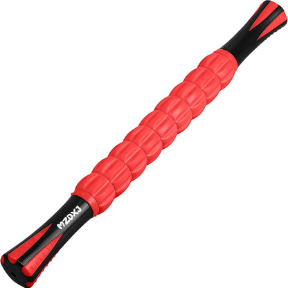 Wooden Cellulite Massage Roller for Legs and Thighs - Handheld Fascia Blaster Tool for Muscle Relief, Lymphatic Drainage & Body Sculpting - Anti Cellulite Massager for Women and Men (12 Wheel)